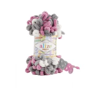 Пряжа ALIZE PUFFY COLOR 6070 алізе пуффі колор