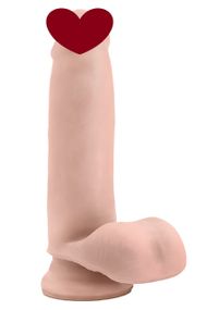 Фалоімітатор самозмащувальний Blush Dr. SKIN 7INCH SELF LUBRICATING DILDO Sex Aura