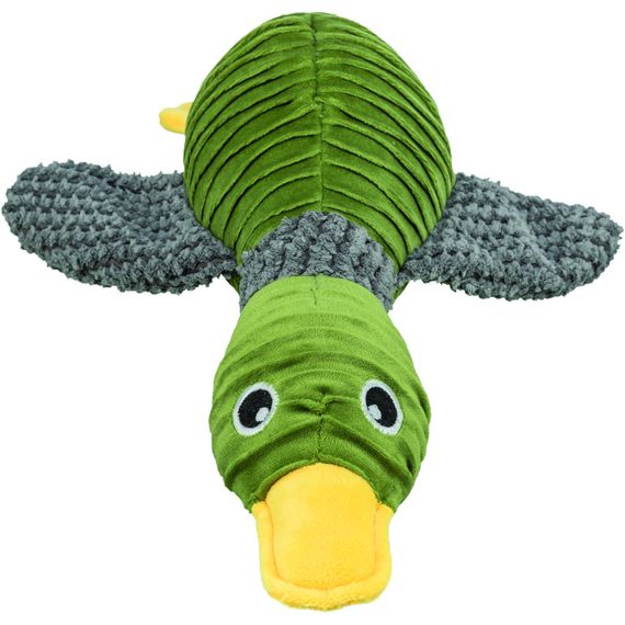 Іграшка Trixie для собак Качка плюшева з перероблених матеріалів 40 см | Зображення 1