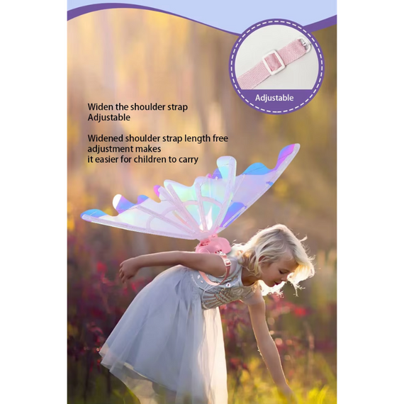 Дитячі рухомі крила Shadow Angel No7, що світяться, чарівні дитячі рухливі "Wings of Faerie"  знижка | Зображення 3
