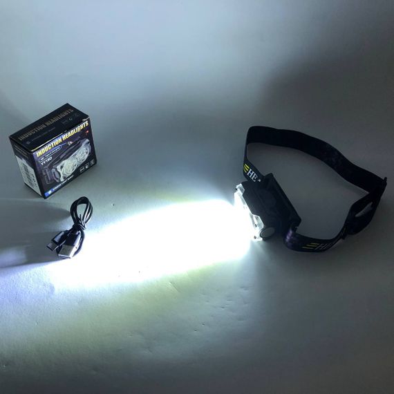 Головной фонарь аккумуляторный светодиодный мощный, Фонарь для головы со светодиодами TH-82 | Зображення 1