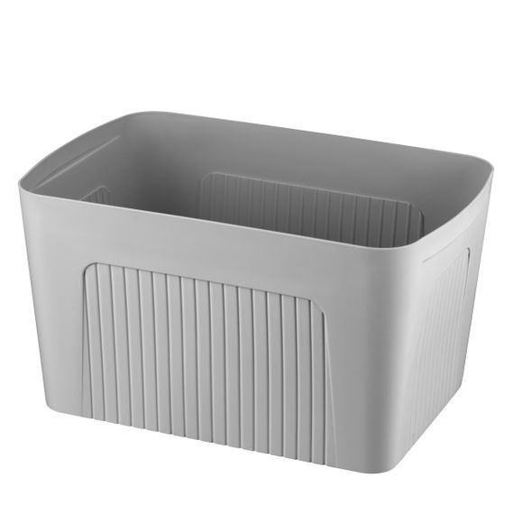 Ящик с крышкой для хранения Ardesto ARHC2523G 45.5х31х24.5 см серый | Зображення 1