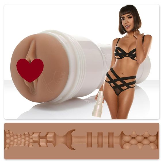Мастурбатор Fleshlight Girls: Janice Griffith - Eden, со слепка вагины, очень нежный Sex Aura