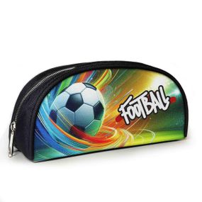 Пенал шкільний для футболіста з принтом Футбольний м'яч 23х10х8 см дитячий для хлопчика (3956)
