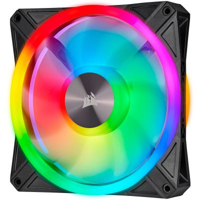 Кулер для корпуса Corsair QL Series, QL140 RGB, 140mm RGB LED Fan (CO-9050100-WW) | Зображення 7