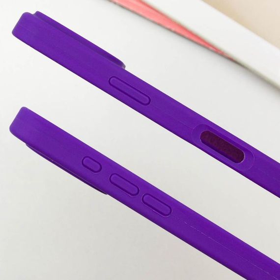 Чехол Silicone Case Full Protective (AA) для Apple iPhone 16 Pro Max (6.9") Фиолетовый / Ultra Violet | Зображення 3