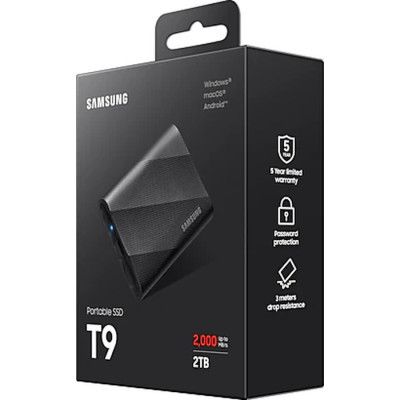 Накопитель SSD USB 3.2 2TB T9 Samsung (MU-PG2T0B/EU) | Зображення 5