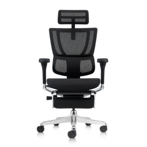 Кресло компьютерное MIRUS-IOO 2 Legrest (IOOE2-AG-HAM-5D-LLM) Black