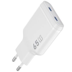 СЗУ WIWU G035 Essen PD65W GaN (2USB-C) White
