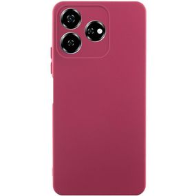 Чехол TPU GETMAN Liquid Silk Full Camera для ZTE Nubia V60 Бордовый / Marsala