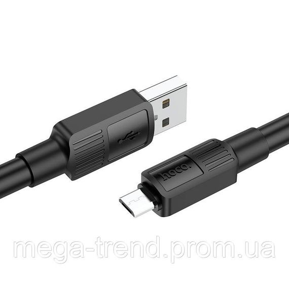 Кабель Hoco Micro USB Solid charging data cable X84 |1M, 2.4A| | Зображення 6