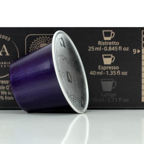 Кава в капсулах Nespresso Ispirazione Arpeggio 9 (тубус 10 шт.), Швейцарія (Неспрессо оригінал) | Зображення 1