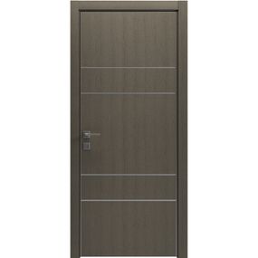 Двері міжкімнатні Rodos MODERN Flat-04 INSIDE Сірий дуб
