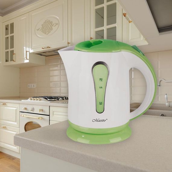 Електрочайник Maestro MR-028-GREEN, 1 л, 1000 Вт | Зображення 1