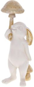 Статуэтка Кролик с грибом White-Gold 12х10х28.5см