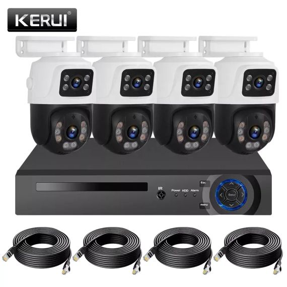 Комплект видеонаблюдения проводной с просмотром через 3G сеть DVR KIT 4ch металл HD набор на 4 камеры с регистратором