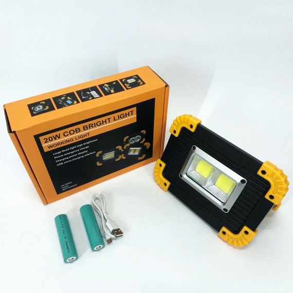 Акумуляторний ліхтар кемпінговий L812-20W-2COB 1W, Аварійна лампа, Ліхтар NK-466 світлодіодний акумуляторний | Зображення 4