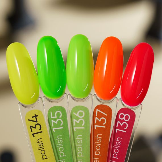 Гель-лак Valeri 135 "Кислотний лайм" 6мл | Зображення 1