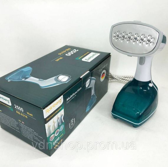 Профессиональный отпариватель для штор Rainberg RB-6316, Качественный ручной отпариватель от сети 220 HZ-57 | Зображення 3