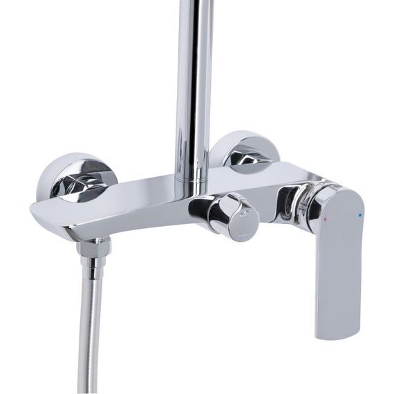Душова система для душу Qtap Slavonice на два споживачі QTSLA110CRM45912 Chrome | Зображення 2