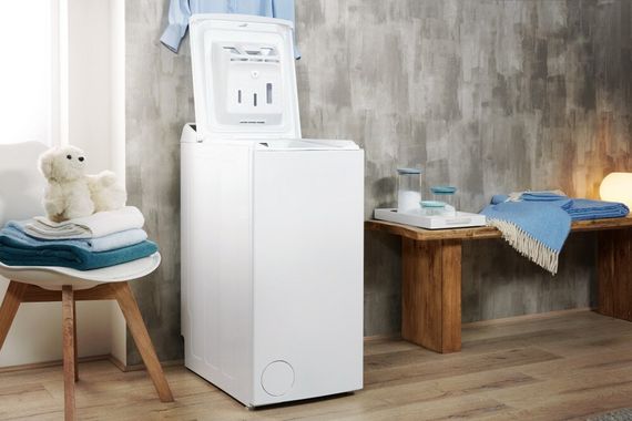 Пральна машина Indesit вертикальна BTWE71253PEU | Зображення 2