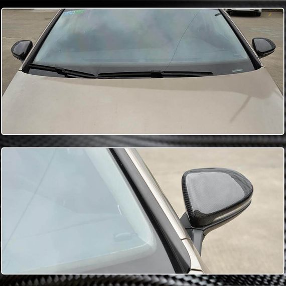 Накладки на Зеркала V2 (Карбон) для Volkswagen Golf 7/E-Golf 2012-2020 гг | Зображення 3