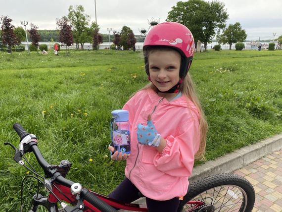 Велорукавички PowerPlay 001 Фламінго Блакитні 2XS | Зображення 3