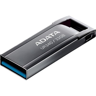 USB флеш накопитель ADATA 32GB UR340 Black USB 3.2 (AROY-UR340-32GBK) | Зображення 1