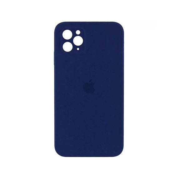 Чохол накладка Silicone Case Full Camera Protection для iPhone 13 Pro Max- midnight blue