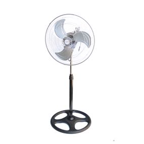 Вентилятор підлоговий метал KT1803 R18, поворот 120 °, 3 режими, 220V, White, ціна за ящик (3шт), Box
