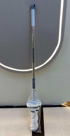 Швабра с круглой насадкой для влажной уборки пола, плитки, ламината, линолеума и гладких покрытий HP-35015-16