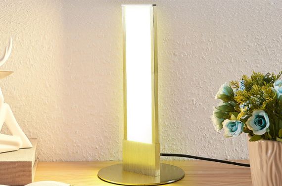Настольная лампа лед декоративная для офиса BL-839T/18W WW G | Зображення 1