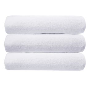 Полотенце махровое с петелькой SoundSleep Lenity 70х140 см 400 гм2 белое (94313277)