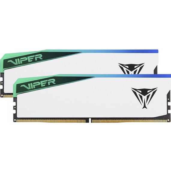 Модуль пам'яті для комп'ютера DDR5 32GB (2x16GB) 6200 MHz Viper Elite 5 RGB Patriot (PVER532G62C42KW) | Зображення 2