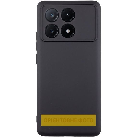 Чохол TPU GETMAN Liquid Silk Full Camera для Xiaomi Poco X6 / Note 13 Pro 5G Чорний / Black