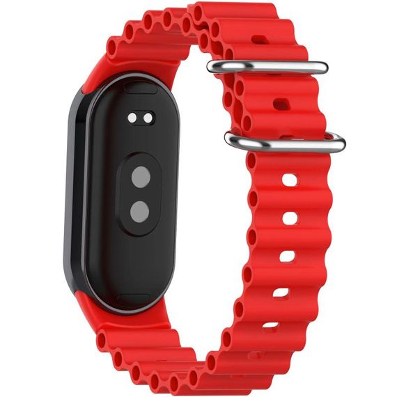 Ремінець Ocean Band для Xiaomi Mi Band 9/8 Червоний / Red | Зображення 2