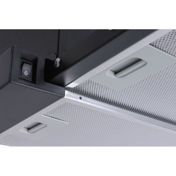 Вытяжка для кухни черная телескопическая VENTOLUX GARDA 60 BK (1100) SMD LED | Зображення 4