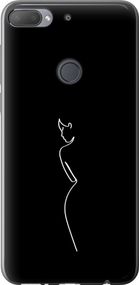 Чехол на HTC Desire 12 Plus Силуэт1 "4590u-1485-17620"
