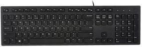 Клавиатура Dell Multimedia Keyboard-KB216 Ukrainian (QWERTY) - Black (580-AHHE)