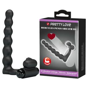 Насадка для анального сексу з вібрацією PRETTY LOVE-Hercules Penis Sheath III, BI-210218 Sex Aura