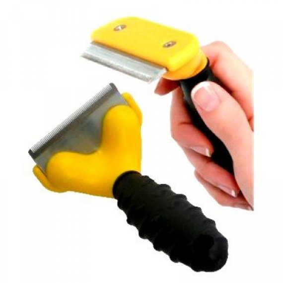 Расческа для животных Размер М Желтая