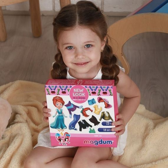 Набор магнитов Magdum "Кукла с одеждой New look" ML4031-14 EN | Зображення 3