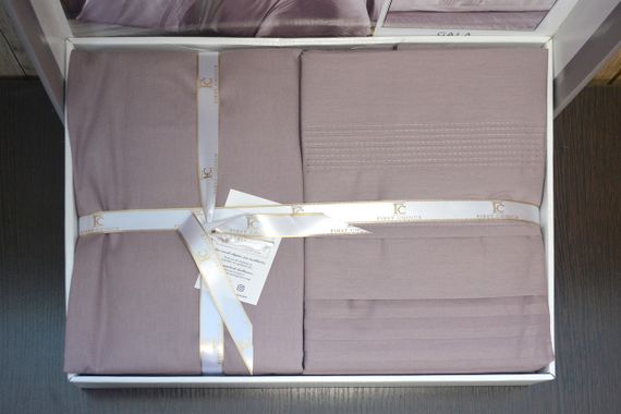 Постільна білизна First Choice Ranforce Deluxe 200 х 220 см Gala Lilac | Зображення 2