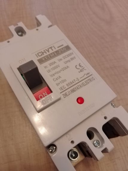 Автоматичний DC mccb вимикач 250а ICHYTI 2p | Зображення 7