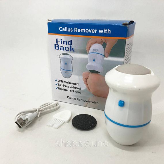 Набор для педикюра Pedi Vac Callus Remover With, универсальная пемза для ног, шлифовка для пяток | Зображення 5