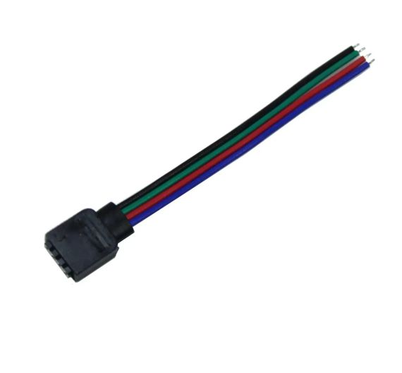 Кабель з'єднувальний з конектором для світлодіодної стрічки RGB SMD 5050 RGB 4pin Мама