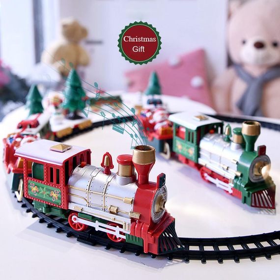 Ігровий різдвяний поїзд від батарейок, Christmas Classic / Набір святковий експрес | Зображення 5