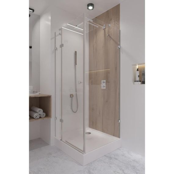 Душова кабіна Qtap CAPRICORN CRM1011SC6 100х100 см, скло Clear 6 мм, CalcLess, без піддона | Зображення 9