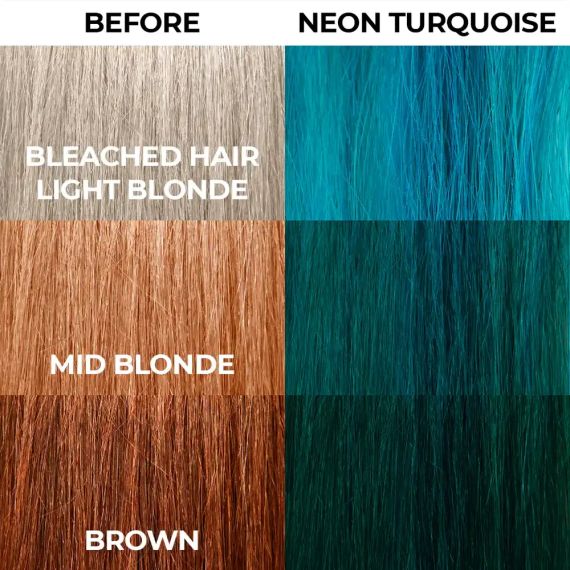 Краска для волос УФ Бирюза Stargazer Semi-permanent hair colour UV Turquoise 70 мл | Зображення 3