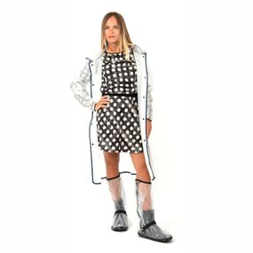 Дождевик Perletti City прозорий/синій S (14210003S)